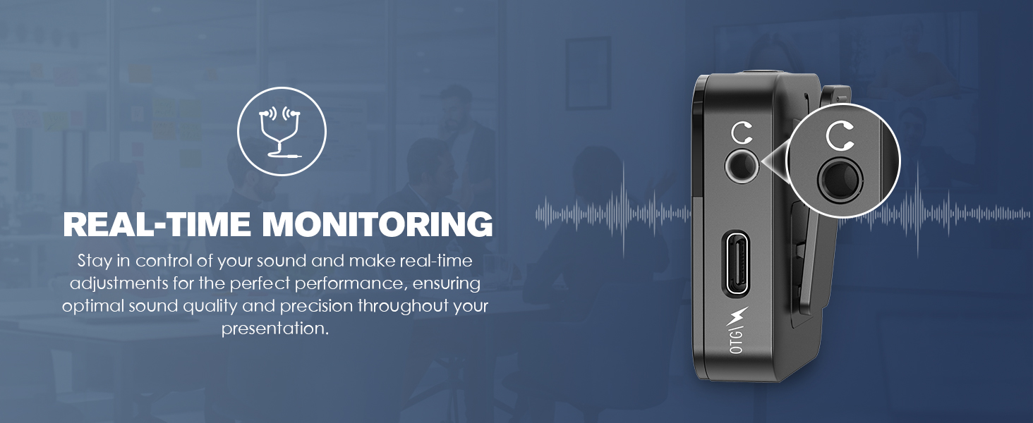 Wireless Lavalier Microphone for iPhone