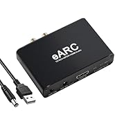 Tianle eArc to RCA+SPDIF+HDMI Audio Converter,RCA 3.5mm Audio Adapter,24bit/192KHz Audio Sampling...