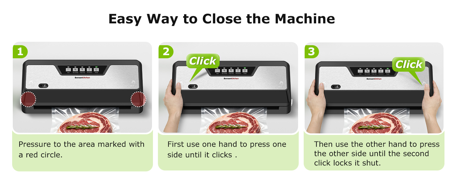 Bonsenkitchen vacuum machine