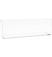 Royal Imports Flower Vase Acrylic Rectangle- Decorative Centerpiece, Succulent Planter Pot for Ho...
