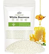 Beeswax Pellets, BOYUJK White Beeswax for Candle Making, 100% Organic Beeswax for DIY Furniture P...