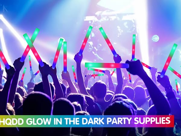 glow foam sticks bulk party pack