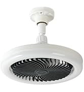 Low Profile Ceiling Fan,Ceiling Fans with Lights and Remote,3000-6000K Dimmable Modern Flush Moun...