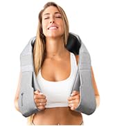 Shiatsu Back Shoulder and Neck Massager with Heat - Deep Tissue Kneading Pillow Massage - Back Ma...