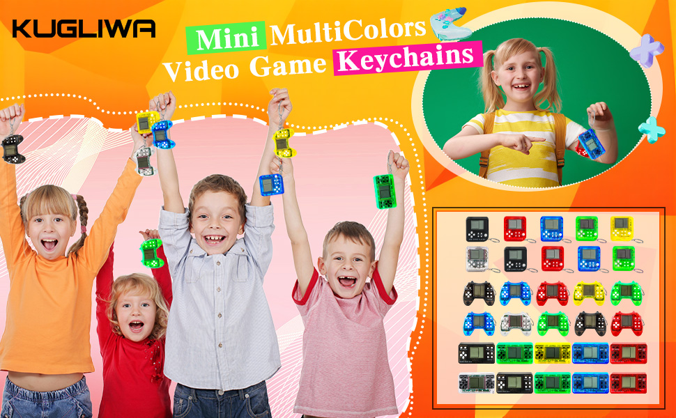 mini video game keychain