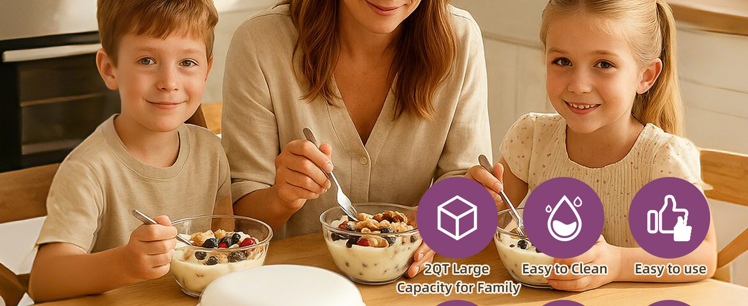 2QT large capacity yogurt strainer