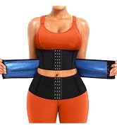 TrainingGirl Waist Trainer for Women Belly Working Out Trimmer Corset Sauna Sweat Belt Band Stoma...
