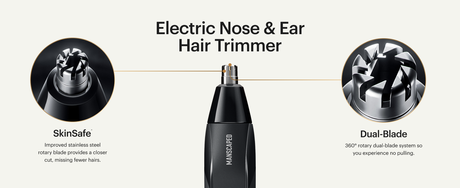 manscaped weed whacker nose ear hair trimmer