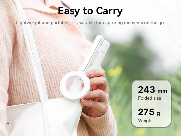 ULANZI 54'' Magnetic Selfie Stick Tripod Pro, All-in-One Phone Tripod w Magnetic Phone Holder