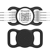 WhoseID QR Code Dog Tag with NFC, Personalized Pet ID Tag, Silent Dog ID Tag, Modifiable Pet Onli...