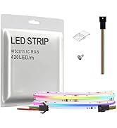 SPI COB RGB IC LED Strip Light FOB WS2811 High Density Uniform Light UL-Listed Dream Color Strip ...