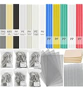 Wrdlosy 720PCS Plastic Welding Kit - 106PCS Plastic Welding Rods, 600PCS Plastic Welder Staples, ...