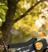 Mini Chainsaw Compatible with DeWalt 20V MAX Battery, 6-Inch Cordless Chainsaw with Smart Overhea...
