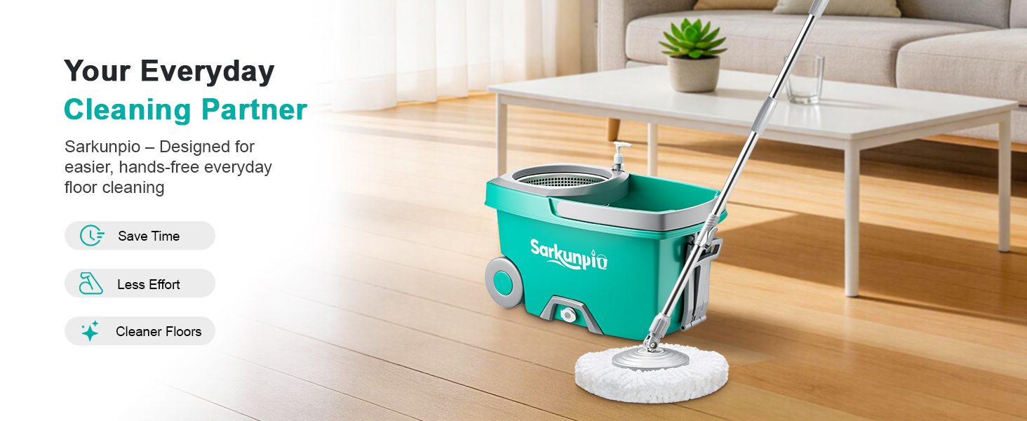 Sarkunpio Spin Mop and Bucket set
