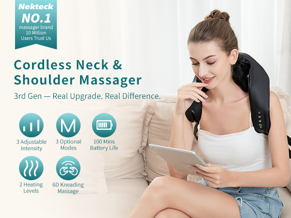 neck and back massager