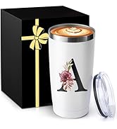 20 Oz Insulated Coffee Cup with Lid Stainless Steel Spill Leak Proof Heavy Large Reusable Thermal...