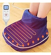 CAMECO 1 Pack Heated Feet Warmers for Women and Men, Foot Warmer Heating Pad for Feet Pain Relief...