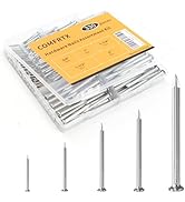 Concrete Nails for Hanging Pictures Assortment Kit 330Pcs - 5 Sizes (Up to 2") Picture Hanging Na...