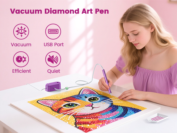 Vacuum Diamond Art Pen