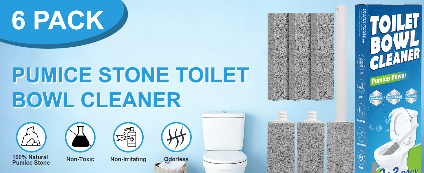 pumice stone toilet bowl cleaner