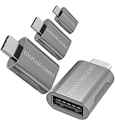 COUPLING USMILE USB C to USB Adapter 4-Pack, 10Gbps High-Speed Type C to USB 3.0 Adapter with OTG...