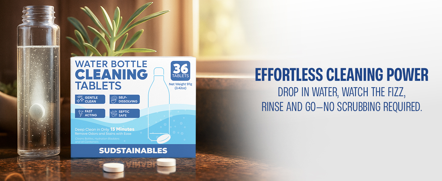bottle cleaning tablets