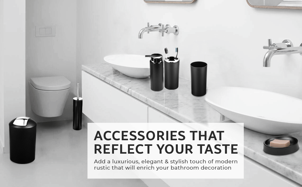 Decorate, bathroom, plastic bathroomj, accessory set