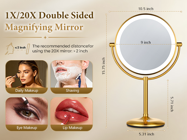 light up makeup mirror