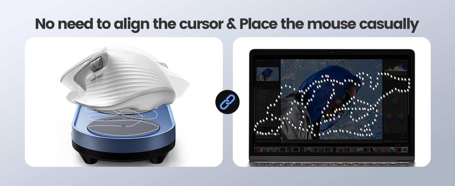 Freely placed mouse