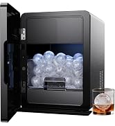 Silonn 2? Sphere Ice Maker, Clear Ice Ball Maker with Slow-Melting, 4 pcs in 35 Mins, 144 pcs/Day...