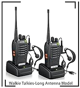 eSynic Professional Walkie Talkies 5KM Long Range 2 Way Radio Rechargeable 16 Channels Walkie Tal...