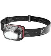 klarus HM1 IPX6 Waterproof Rechargeable Headlamp with Motion Sensor, 70 Hours Long Battery Life, ...