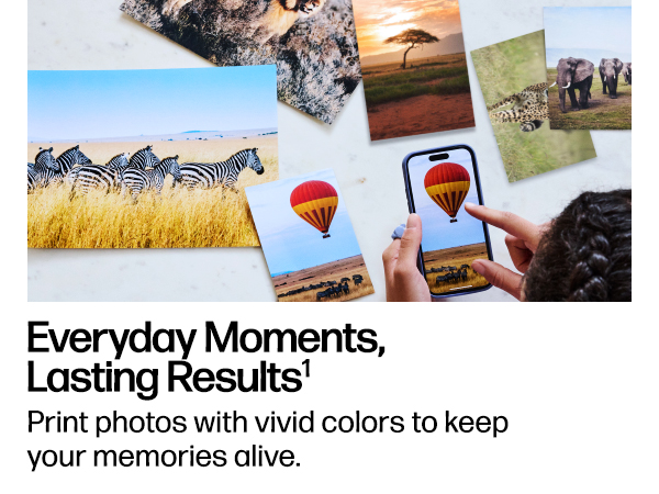 everyday original hp ink fade-resistant bright images