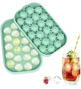 VVAYHUA Silicone Ice Cube Tray, 22 Ice Balls Maker BPA Free Ice Cube Trays for Freezer Easy-Relea...