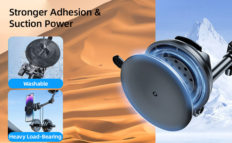 xuenair best phone mount for car dashboard, windshield phone mount for car