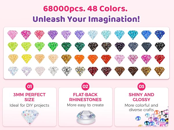 68000pcs 48colors