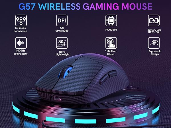 WIRELESS GAMING MOUSE