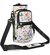 AORTDES 25/32/40/64oz Water Bottle Bag Holder Carrier-Insulated Crossbody Sling Case Sleeve with ...
