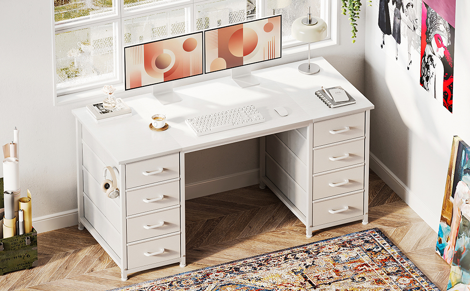 desk with storage