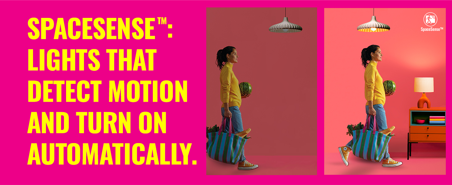 Lights that detect motion and turn on automatically