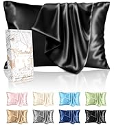 Miss Adola Mulberry Silk Pillowcase 2 Pack - Pillow Cases Queen Size 20x30 Inch for Hair and Skin...