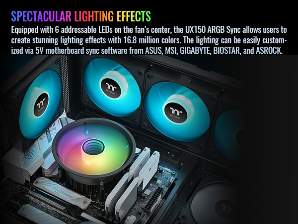 UX150 ARGB Sync CPU Cooler