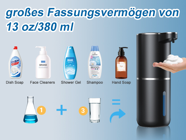 Soap Dispenser Rechargeable with Sensor 