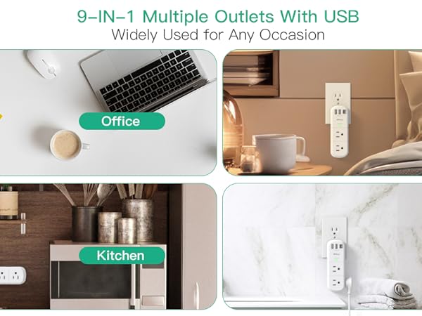 outlet extender with usb