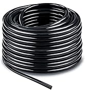 Bonviee 100ft 1/4 inch Blank Distribution Tubing Drip Irrigation Hose Garden Watering Tube Line f...