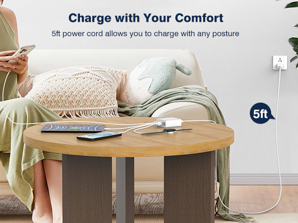 5FT type c charging dock
