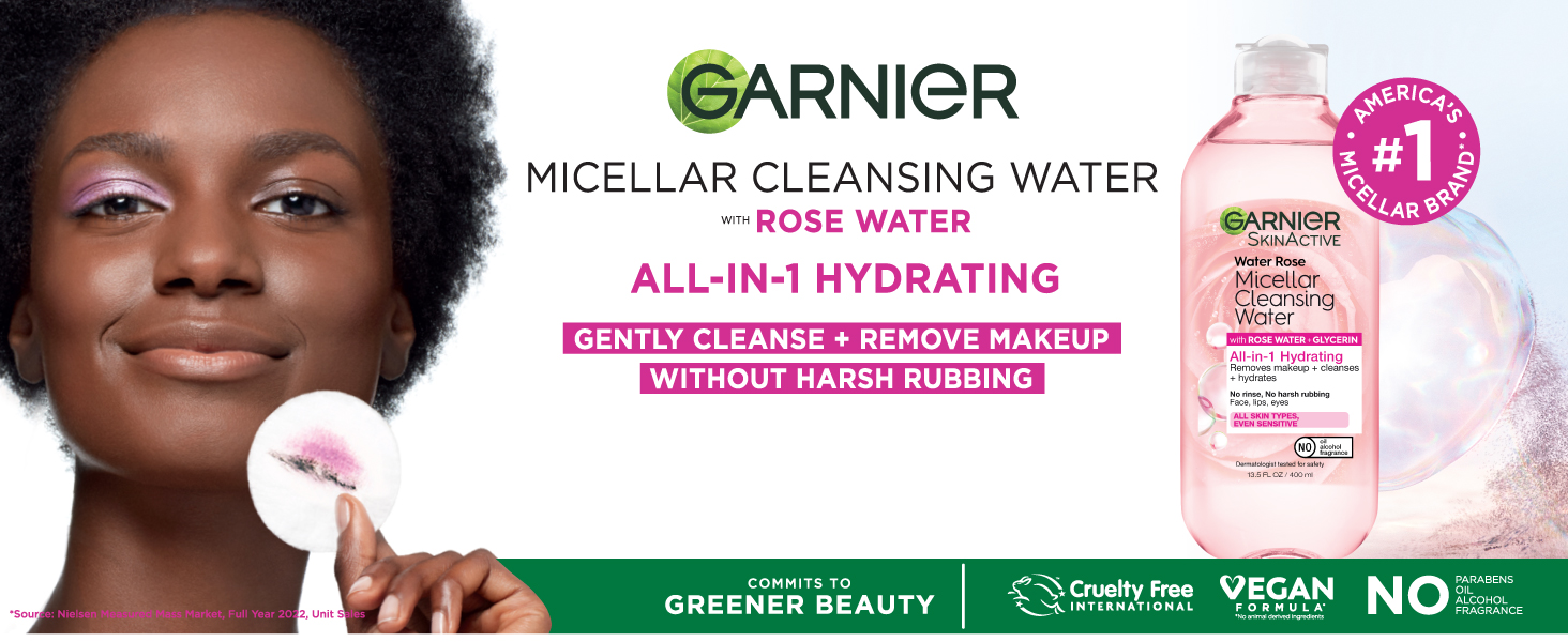garnier micellar cleansing rose water