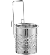 Stainless Steel Hot Pot Strain Basket - Hanging Colander for Hot Pot Noodles and Vegetables - 6.4...