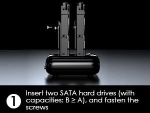 WAVLINK Dual Bay Hard Drive Docking Station