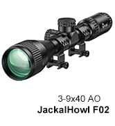 CVLIFE JackalHowl F02 AO Rifle Scope - SFP Hunting Rifle Scope with Parallax Adjustment and 20mm ...